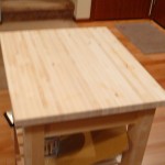 Kitchen Island unfinished