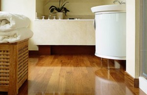 Bathroom Wood Flooring